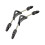 2Pcs Steel Fin Spring Heel Strap for Scubas Diving Fin-Black S 1