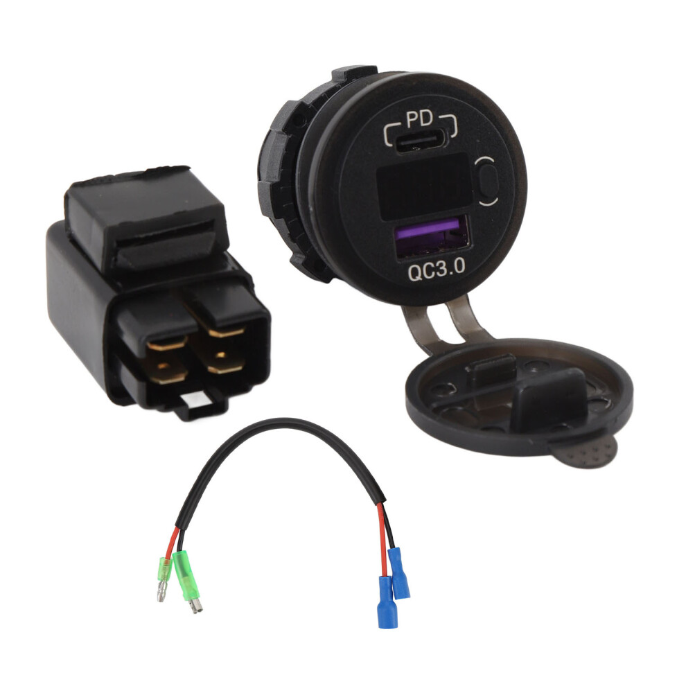 Motorcycle Usb Charger Dc12v Pd Fast Charge Usb 8320539262062