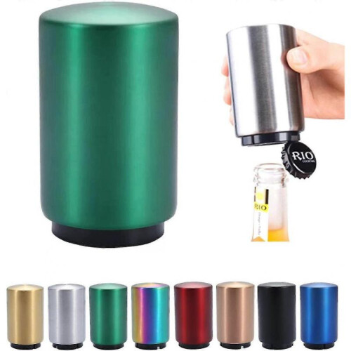 Décapsuleur magnétique, décapsuleur automatique de bière en acier inoxydable, cadeau push-pull