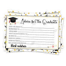 16/24Pcs Graduation Advice Card 6x4Inch Advice to-Style 2 24pcs