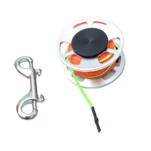 Scubas Diving Spools Finger Reel Aluminum Alloys Diving-silver
