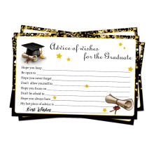 6x4Inch Advice to the Graduate Card Well-Style three 16pcs