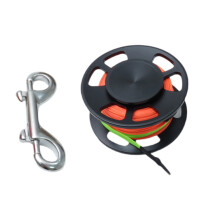 Scubas Diving Spools Finger Reel Aluminum Alloys Diving-Black
