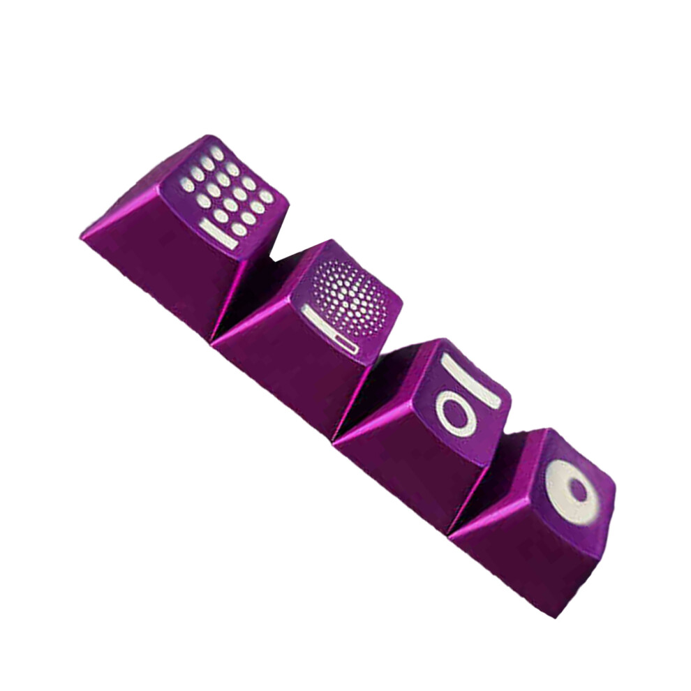 Enamel Finished Aluminum Keycaps For Mechanical- Purple 7751000095208
