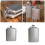 Portable Titaniums Hip Flask 260ml/200ml with Screw-  260ml 3