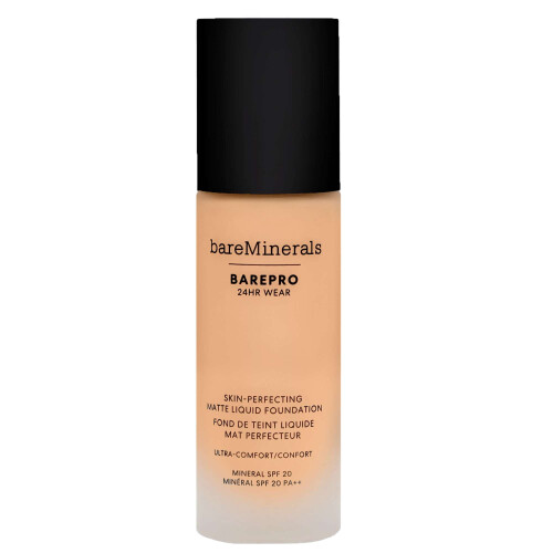 bareMinerals BAREPRO 24HR TRAGE flüssiges mattes Make-up SPF20 #Medium 30 Neutral 30 ml