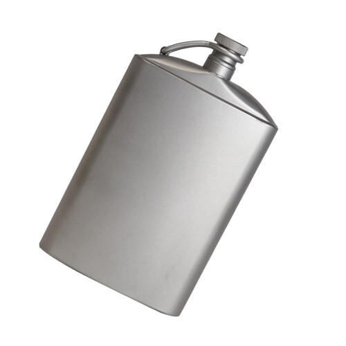 Portable Titaniums Hip Flask 260ml/200ml with Screw-  260ml