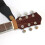 Leather Guitar Strap Holder Button Lock Headstock Adapter-Black 7