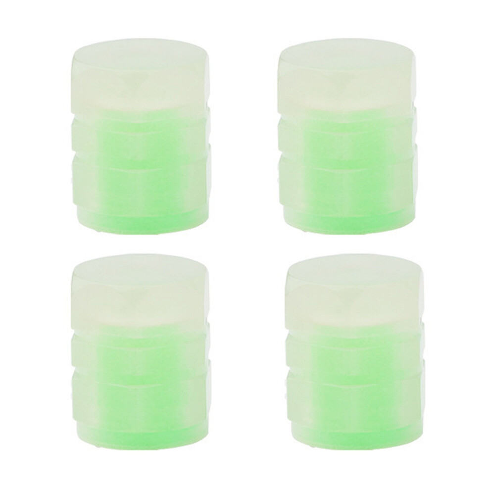 4Pcs Luminous Tire Valve Cover Fluorescent Dark 8320539262666