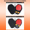 Waterproof Table Tennis Racket Bag EVA Ping Pong 9