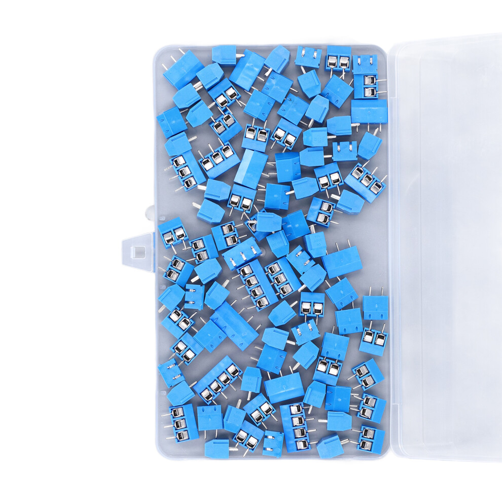 5.08Mm 2P 3P 4P Pcb Terminal Block 100Pcs For 14Â22Awg Cable 300V 16A 8751349402926