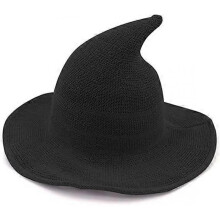 witch hat knitted wool hat halloween party masquerade cosplay costume accessories