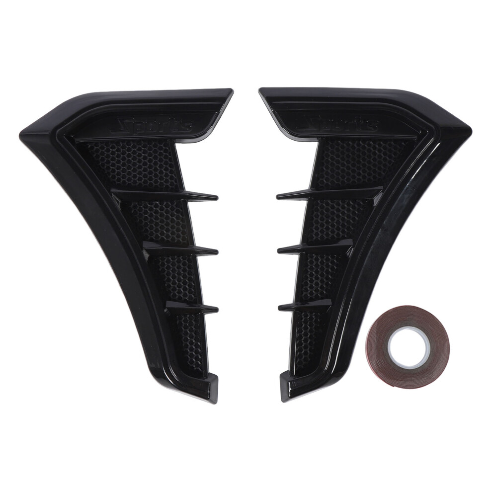 1 Pair Side Vent Trim Sporty Look Enhanced Black 8320539262901