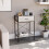 Vida Designs (Grey) Brooklyn 1-Drawer Console Table - Industrial Style 1