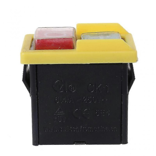 250v 6/4a Waterproof Electromagnetic Pushbutton Machine Saw Cutter Drill On Off 2