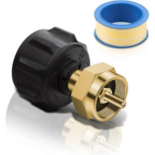 Shirbly Propane Refill Adapter, LP Gas 1 LB Cylinder Tank Coupler