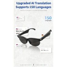 XG88PRO Smart Translation Glasses - Bluetooth 5.3, 16mm Speaker, 60-Day Standby, 10m Range, Zhaoyun AI Chip