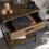 Vida Designs (Dark Wood) Brooklyn 1-Drawer Console Table - Industrial Style 5