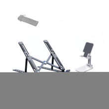 Black Friday : Support pour ordinateur portable en aluminium inclinable | Support ergonomique pliable et portable (offre limitée)