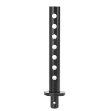 4 Stück Aluminium RC Auto Karosseriesäulen passend für 1/10 EX86100, Schwarz & Silber