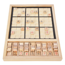 Wooden Number Puzzle Toy Board Game for Kids Age 14+ Educational Learning