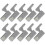 10 PCS Universal Hinge LED Sensor Light Cabinet Cupboard Closet Wardrobe Night Lights 1