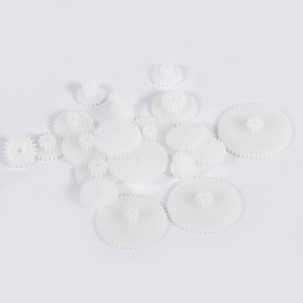 19pcs Plastic Gears Kits Motor Gear Set Assembly