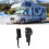 RV Screen Door Latch Matte Black High Strength 11