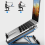 High-Performance 6-Fan Laptop Cooler | Adjustable Ergonomic Height, Portable Foldable Design for Enhanced Desktop Cooling 4