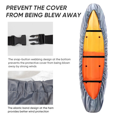 Waterproof UV-Proof Kayak Cover Heavy Duty 2