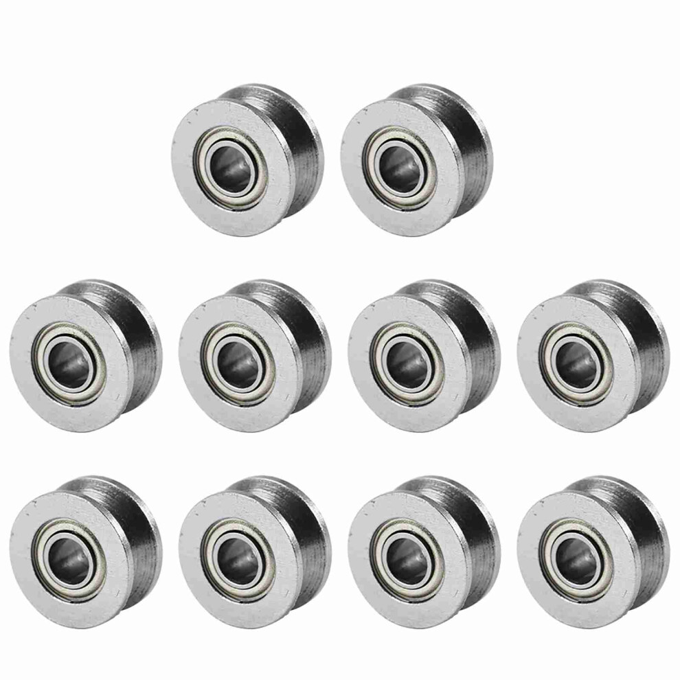 10pcs V624ZZ V Groove Ball Bearing Pulley For Rail