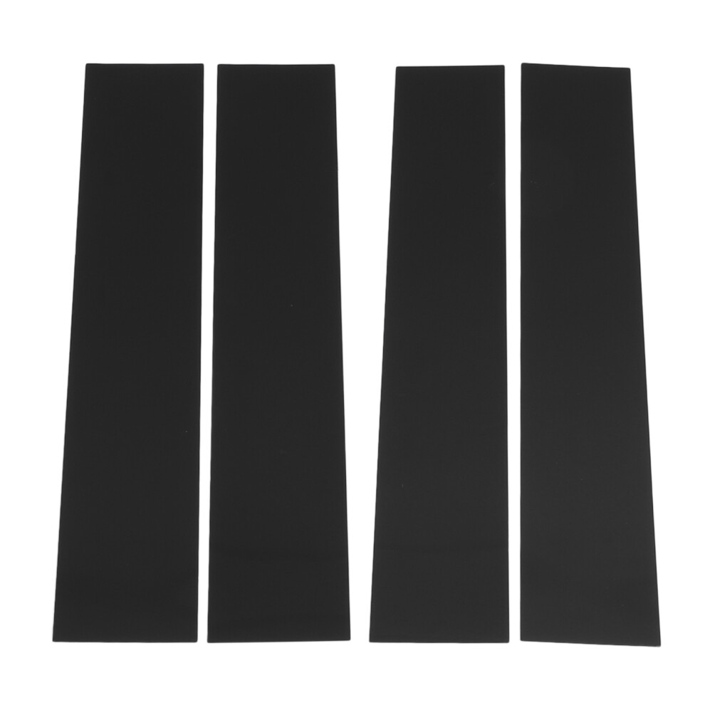 4Pcs Pillar Posts High Gloss Door Window Black 8320539264097