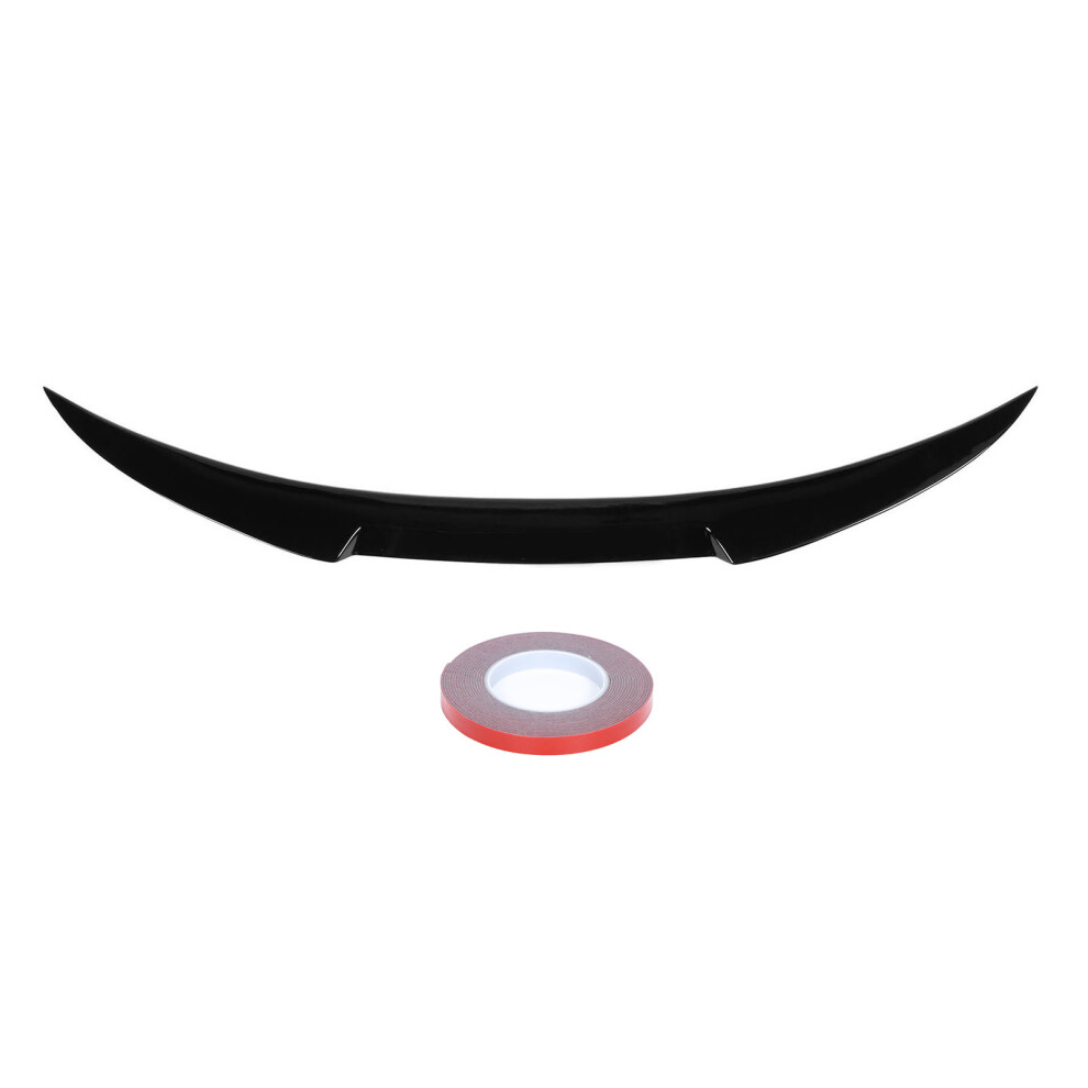 Rear Trunk Spoiler Enhanced Aerodynamics M4 Style Black 8320539264349