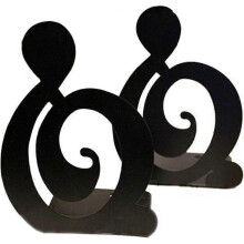 2pc, music themed solid metal bookshelf, children's music lovers' home office decoration