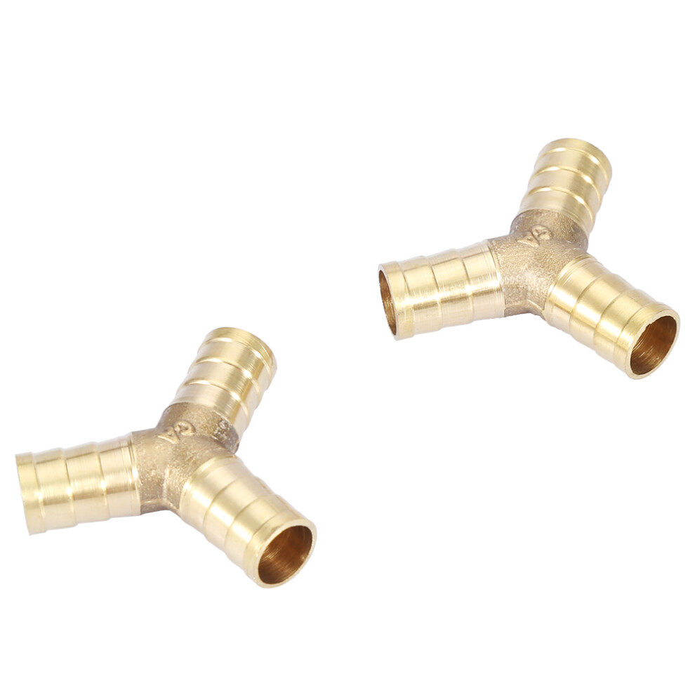 Brass Y 3-Way Hose Barbed Connector Joiner Fitting-image-OPC-PKG7QN8-NEW