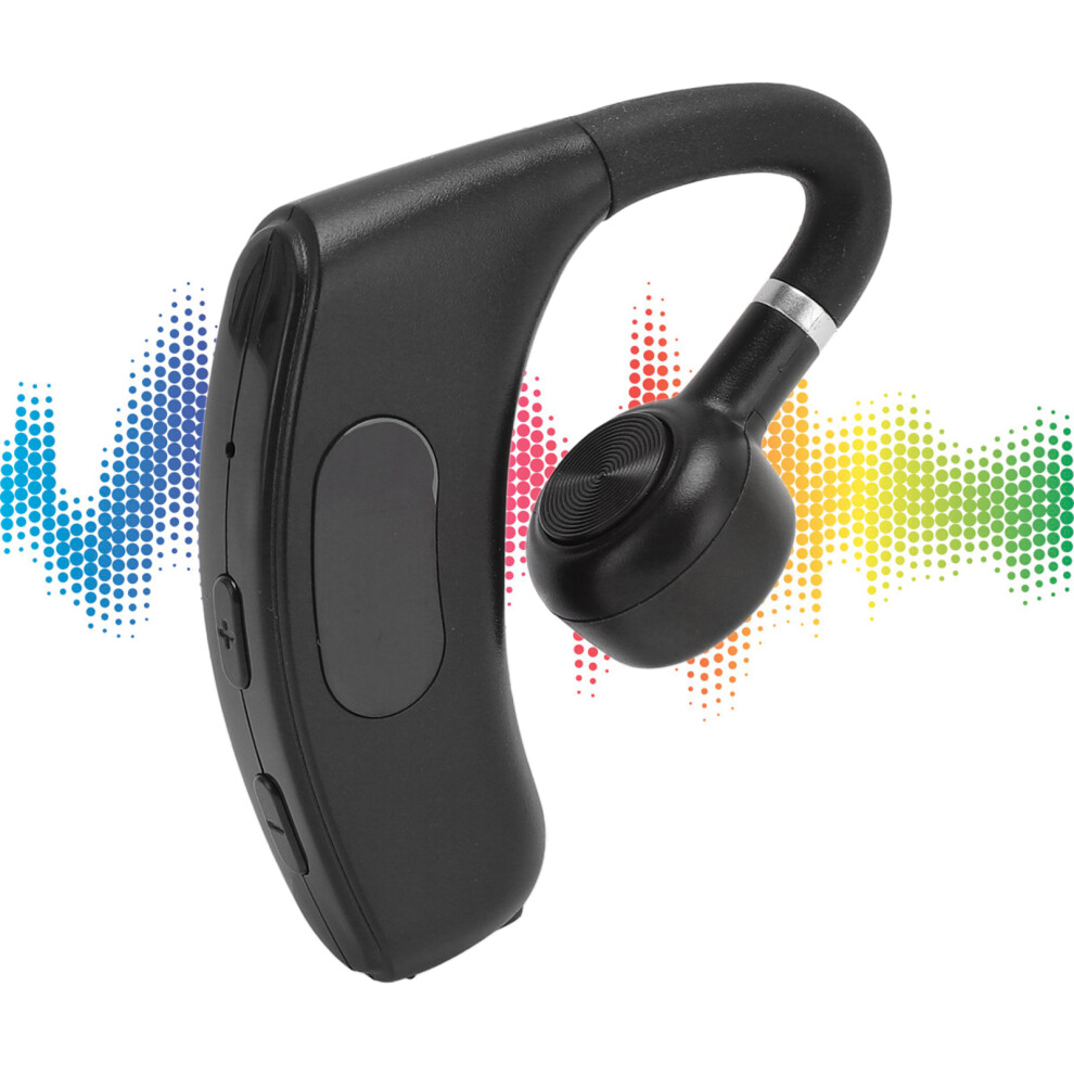 Single Ear Bluetooth Headset Bt 5.4 Noise Cancellation 300Mah Black 9351349408820