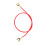 20Pcs U Shape Clip Leads Testing Current Test Wire-Black 7