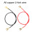 20Pcs U Shape Clip Leads Testing Current Test Wire-Black 5