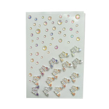 Glittering Face Rhinestones for Captivating-Aurora butterfly