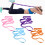 10 Loop Yoga Strap for Stretching Not-Elastic Stretch-Purple 3