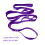 10 Loop Yoga Strap for Stretching Not-Elastic Stretch-Purple 4