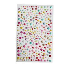 Self Adhesive Face Rhinestones Stickers-325 stars of mixed c