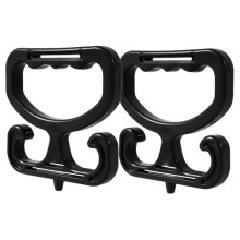 1/2Pcs Convenient Grocery Bag Holders Designed For-Black 2 pack
