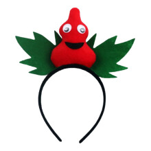 Girl Halloween Fun Hairbands Halloween Gourd for Photo-Red