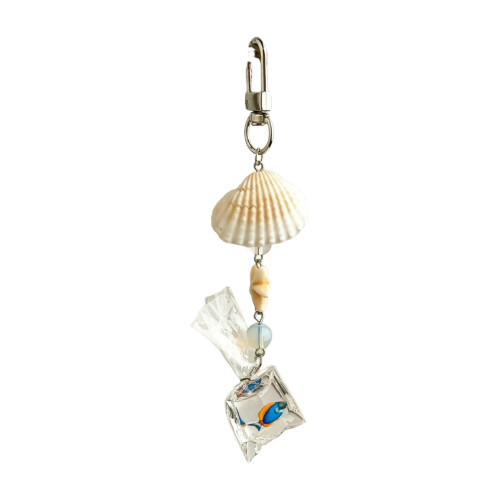 Ocean Themed Fish Shells Phone Accessory Ornament-A door buckle