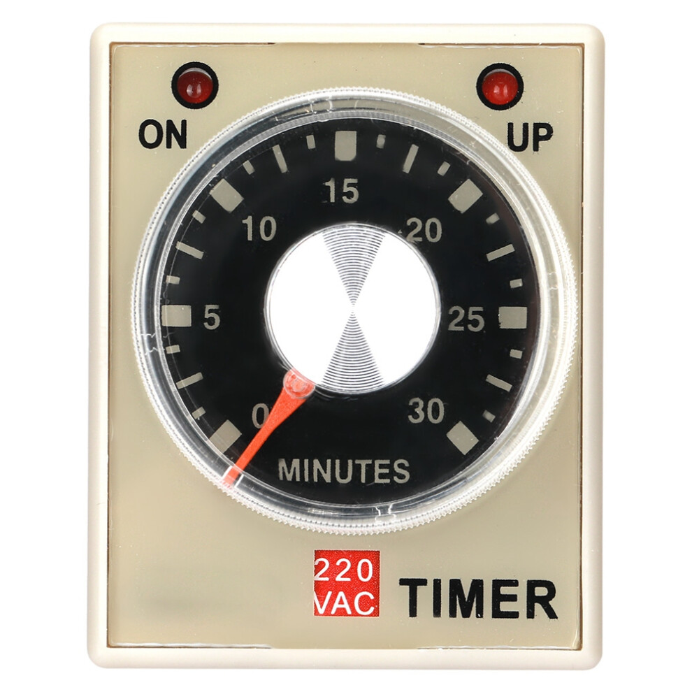 220VAC 30Minutes Power On Delay Timer Time Relay