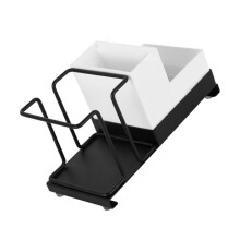 Schwarz 20x11x9 cm universeller Einweg-Becherhalter