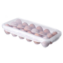 Boîte transparente pour œufs à 18 compartiments 32 18 6,8 cm