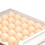 Transparent Egg Holder for Refrigerator Plastic Breakage Resistant 12 Count 6