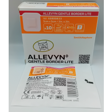 Allevyn Gentle Border Lite 5cm x 5cm Box of 10 - REF: 66800833